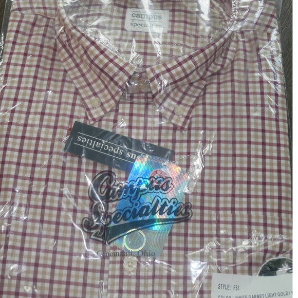 NEW Campus Specialties Florida Seminoles Long Sleeve Button Up Shirt Men's Large - Picture 3 of 7